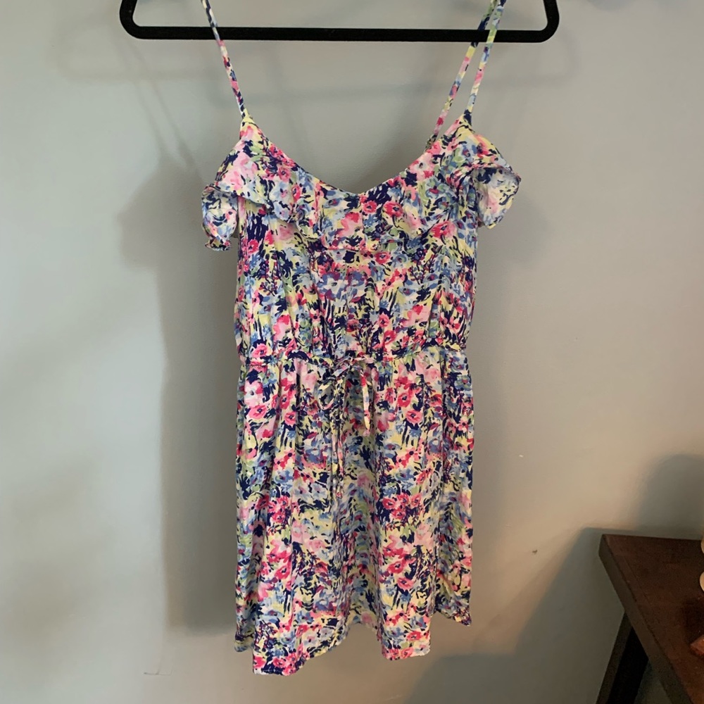 floral summer romper